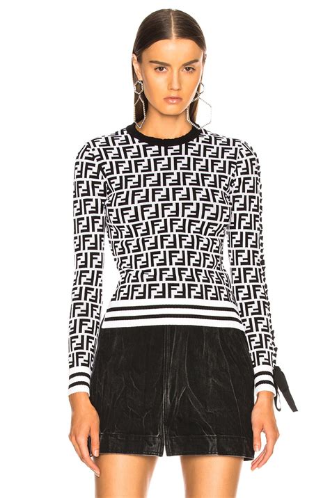 fendi knitwear womens|fendi viscose sweater.